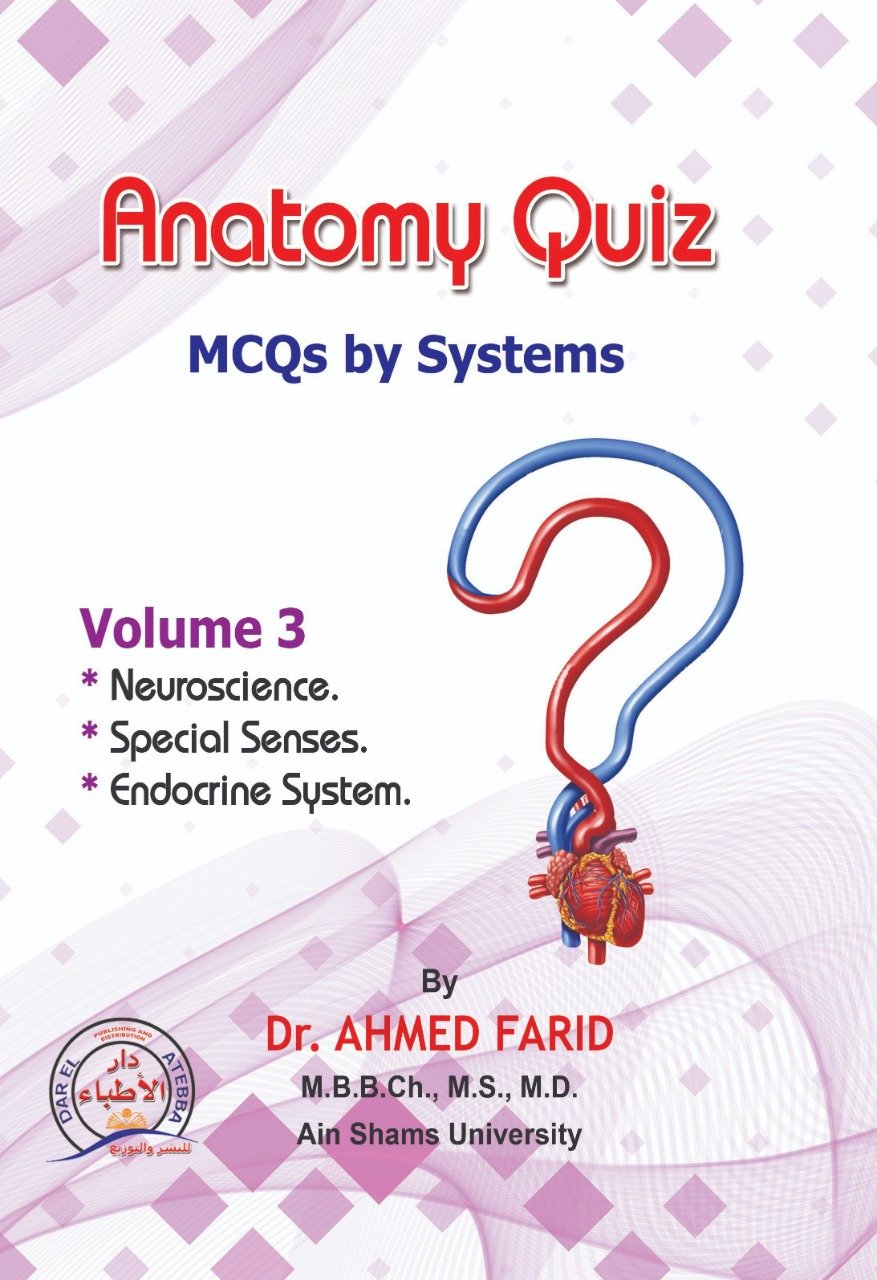 201820848 Anatomy Quiz MCQs by Systems vol 3 (CNS - Special senses - Endocrine) - Image 1